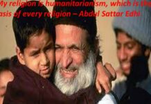 Pakistan says farewell to a hero of humanity