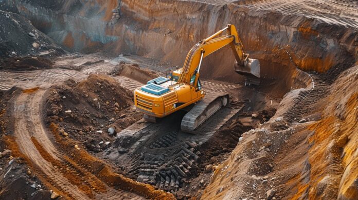 StockCake-Excavator at Work_1757464599 | US-Pakistan ties US-Pakistan ties