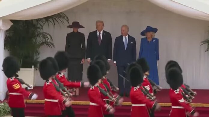 US President Donald Trump, First Lady at Windsor Castle with King Charles and Queen | US-UK tech pact US-UK tech pact