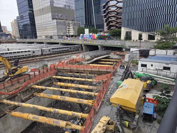 West_Side_Yard_tunnel_box_construction_(2),_September_2025 | New York projects New York projects
