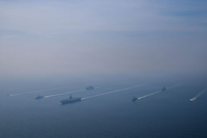 Abraham Lincoln Carrier Strike Group Conducts Photo Exercise