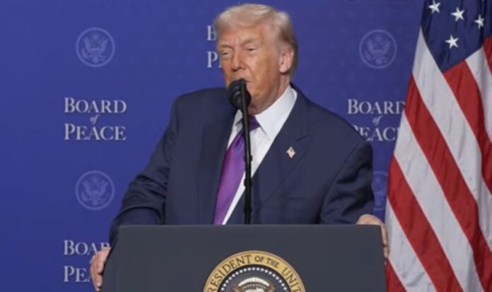 President-Donald-Trump-speaks-at-Board-of-Peace-Feb-19-2025