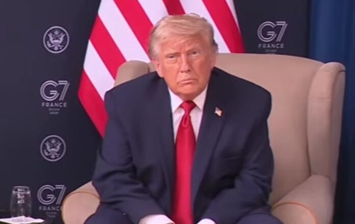 President Donald Trump at G7 Summit in France