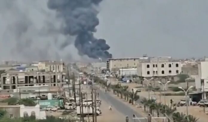 Houthis attack Mocha Area
